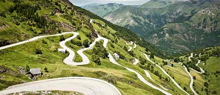 Motorcycle adventures: Col du Tourmalet he breathtaking road in the French Pyrenees 2