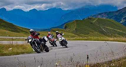 Panoramica delle Vette roads through Carnic Alps in Italy